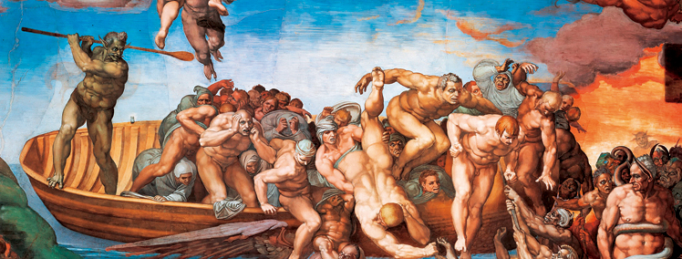  米开朗基罗·博那罗蒂 Michelangelo di Lodovico Buonarroti Simoni——最后的审判 局部（7）